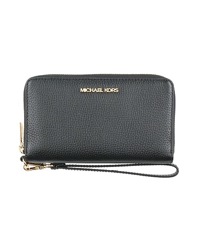 MICHAEL MICHAEL KORS Wallet Black Soft Leather