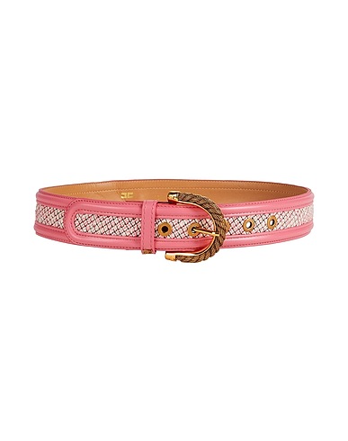 ELISABETTA FRANCHI Regular belt Fuchsia 74% Cotton, 22% Acrylic, 4% Polyester
