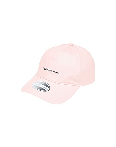 CALVIN KLEIN JEANS Hat INSTITUTIONAL TPU CAP
 Light pink 100% Organic cotton
