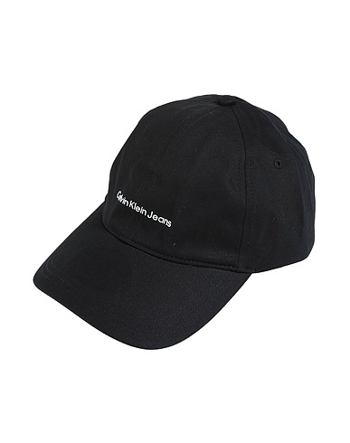 CALVIN KLEIN JEANS Hat INSTITUTIONAL TPU CAP
 Black 100% Organic cotton