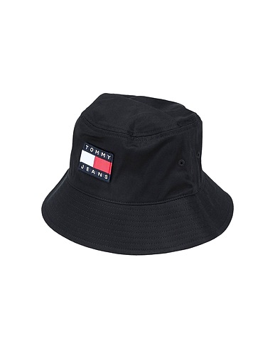 TOMMY JEANS Hat TJW HERITAGE WINTER BUCKET HAT
 Black 100% Organic cotton