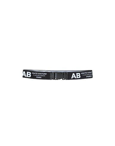 A.B. Belts Black Elastic fibres