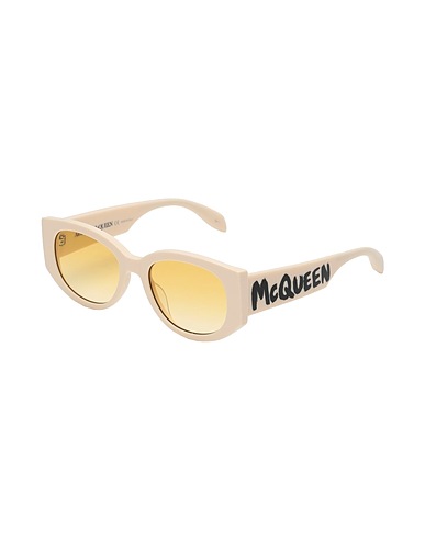 MCQUEEN Sonnenbrille AM0330S
 Elfenbein Acetat