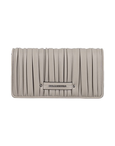 KARL LAGERFELD Portafoglio K/KUSHION CONT FLAP WLT
 Grigio 100% Poliuretano