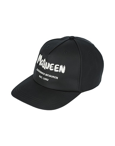 MCQUEEN Hat Black 100% Polyester, Viscose