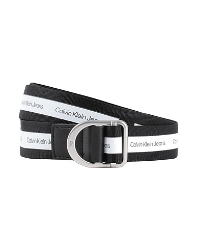 CALVIN KLEIN JEANS Cinture Nero 100% Poliestere