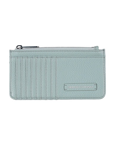ARMANI EXCHANGE レザー小物 セージグリーン 革（なめし加工）