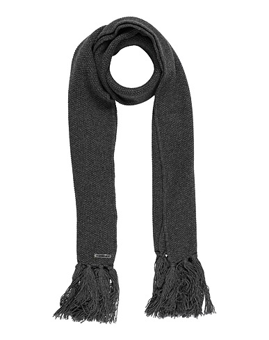 LES HOMMES Sciarpe e foulard Grigio 100% Lana Vergine