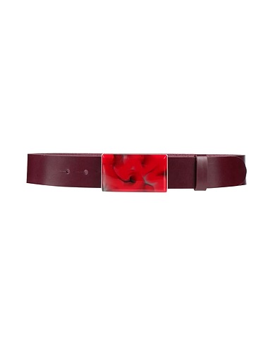 ISABEL MARANT Cintura Regular Porpora 100% Pelle di bovino, Zama
