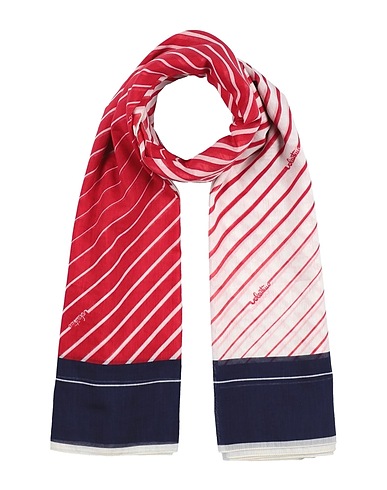 VALENTINO GARAVANI Scarves and foulards Red 72% Cotton, 28% Silk