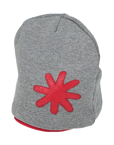 MANUEL RITZ Hat Light grey 100% Cotton