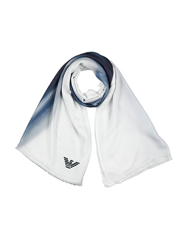 EMPORIO ARMANI Scarves and foulards White 100% Viscose