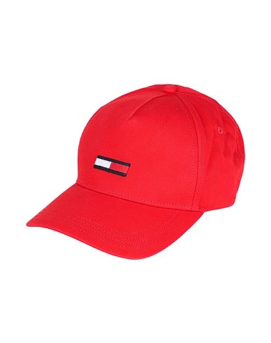TOMMY JEANS Hat TJW FLAG CAP
 Red 100% Organic cotton