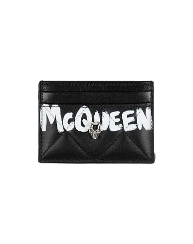 MCQUEEN Small Leather Goods Black Leather