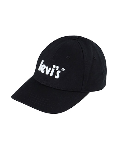 LEVI'S Hat Black 100% Cotton