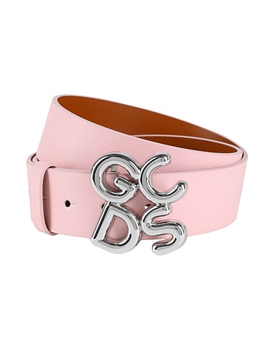 GCDS Cinture Rosa 100% Pelle