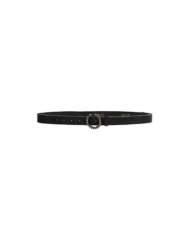 TWINSET Belts Black Soft Leather