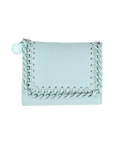STELLA McCARTNEY Wallet Light green Textile fibers