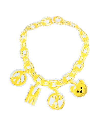 MOSCHINO Necklace Yellow Textile fibres