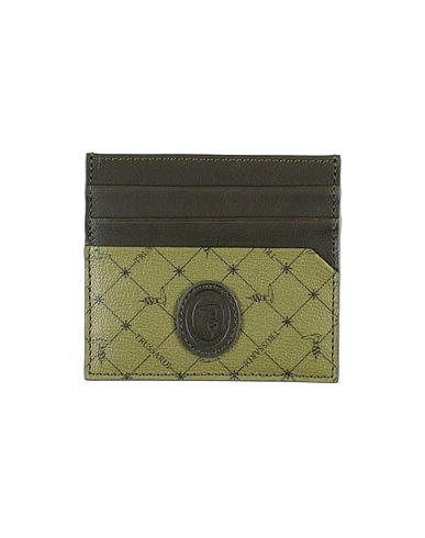 TRUSSARDI Wallet Military green Cowhide