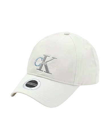 CALVIN KLEIN JEANS Hat White 100% Organic cotton