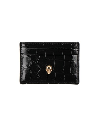 MCQUEEN Small Leather Goods Black Leather