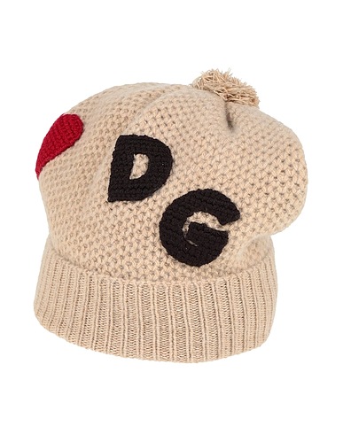 DOLCE&GABBANA Hat Beige 70% Virgin Wool, 30% Cashmere