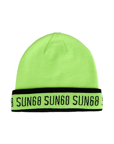SUN 68 Hat Lime green 50% Wool, 50% Acrylic