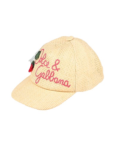 DOLCE&GABBANA Hat Beige 75% Viscose, 25% Cotton, Silk, Polyester