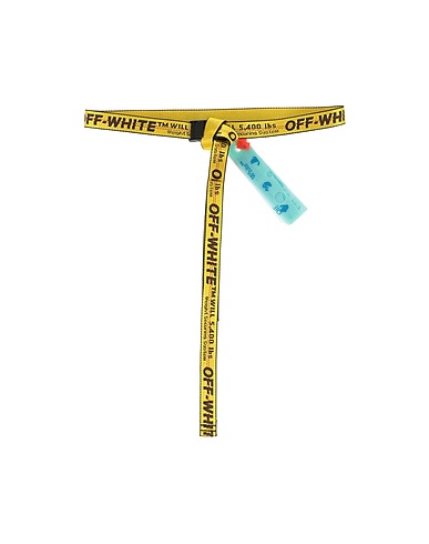 OFF-WHITE™ Regular belt Yellow 60% Polyamide, 40% Polyester