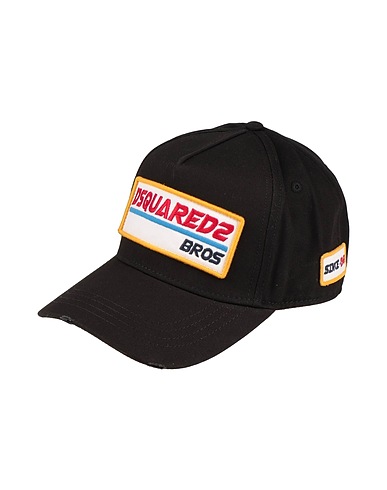 DSQUARED2 Hat Black 100% Cotton