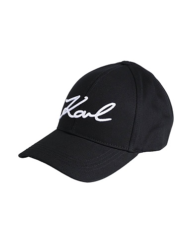 KARL LAGERFELD Chapeau K/SIGNATURE CAP
 Noir 100% Coton biologique