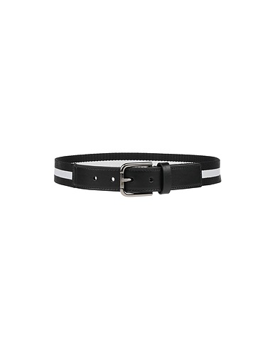 DOLCE&GABBANA Belt Yellow 70% Nylon, 30% Calfskin