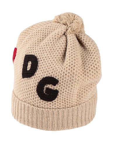 DOLCE&GABBANA Hat Beige 70% Virgin Wool, 30% Cashmere