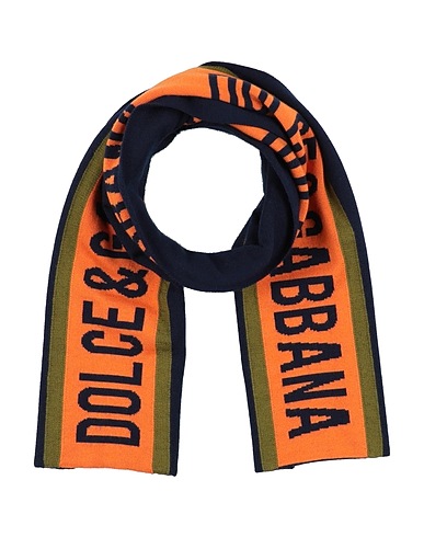 DOLCE&GABBANA Scarves and foulards Midnight blue 100% Virgin Wool