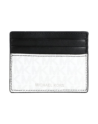 MICHAEL KORS MENS Kleinlederwaren TALL CARD CASE Weiß 89% PVC - Polyvinylchlorid, 10% Polyester, 1% Polyurethan