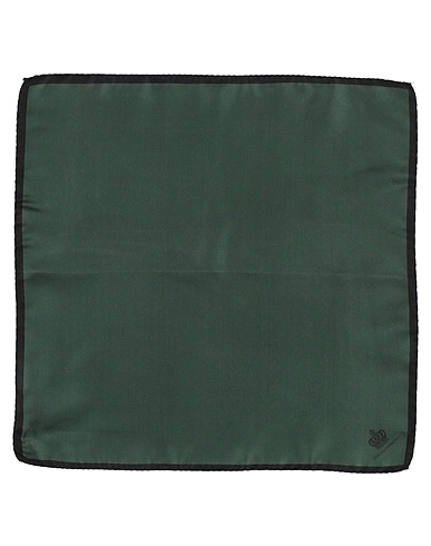 DOLCE&GABBANA Sciarpe e foulard Verde scuro 100% Seta