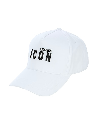 DSQUARED2 Sombrero ICON Blanco 100% Algodón