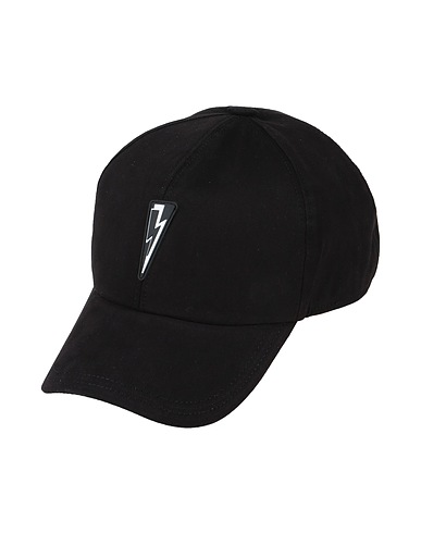NEIL BARRETT Hat Black 98% Cotton, 2% Elastane