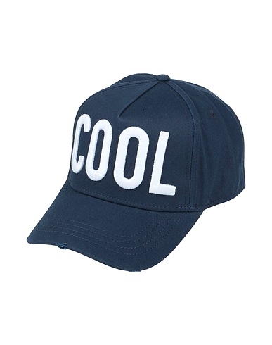 DSQUARED2 Hat Midnight blue 100% Cotton