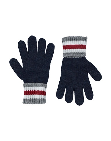 DOLCE&GABBANA Gloves Midnight blue 40% Virgin Wool, 25% Polyamide, 25% Viscose, 10% Cashmere