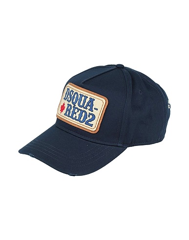 DSQUARED2 Hat Midnight blue 100% Cotton