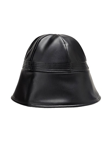 8 by YOOX Hat FISHERMAN BUCKET HAT
 Black 100% Polyurethane