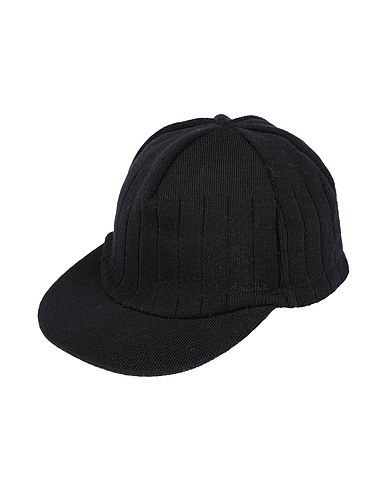 GIUNCO Hat Black 50% Merino Wool, 50% Acrylic