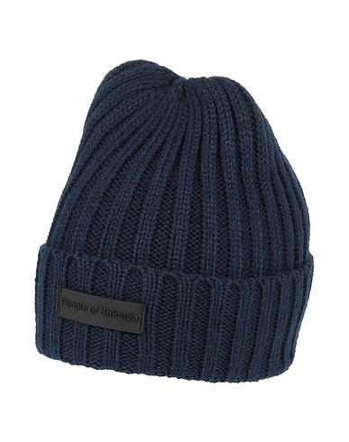 PEOPLE OF SHIBUYA Hat Navy blue 50% Polyester, 50% Acrylic