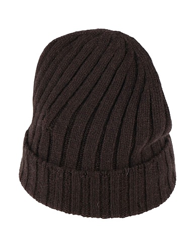 ARAGONA Hat Chocolate brown 100% Cashmere
