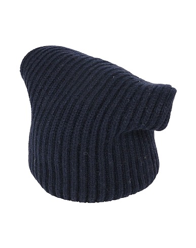 ARAGONA Hat Navy blue 100% Cashmere
