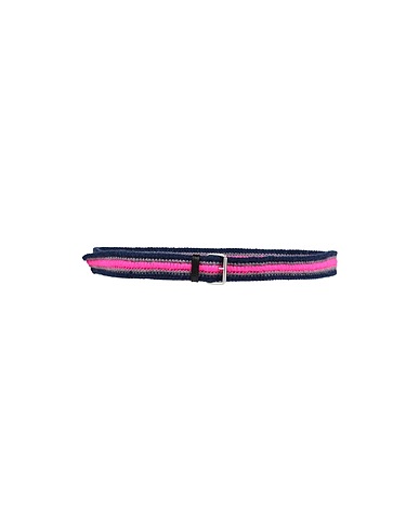 PHILOSOPHY di LORENZO SERAFINI High-waist belt Fuchsia Soft Leather, Textile fibres