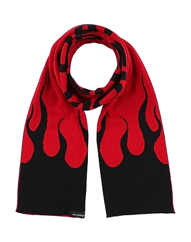 VISION OF SUPER Scarves and foulards Red 50% Wool, 50% Acrylic