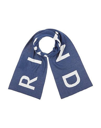 JOHN RICHMOND Scarves and foulards Navy 85% Acrylic, 15% Wool